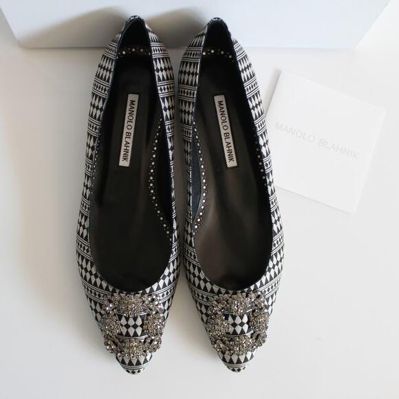 Manolo Blahnik Hangisi Flats - Picture 5 of 14